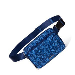 Modern Belt Bag Sling - Navy Petal